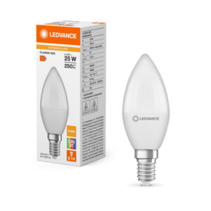 LED spuldze Ledvance Superior CLASSIC B 25 FR non-dim 2,9W/927 E14, 2700K