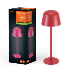 Ledvance Endura stila galda lampa CCT USB sarkana