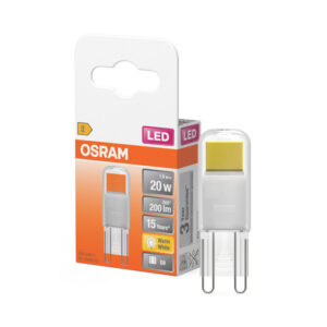 LED spuldze Ledvance SPECIAL PIN GL 20 non-dim 1,8W/827 G9, 2700K