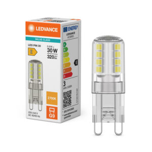 Profesionālā spuldze Ledvance Performance SPECIAL PIN CL 30 non-dim 2,6W/840 G9, 4000K