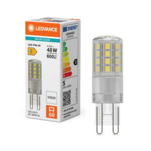 LED spuldze Ledvance Performance SPECIAL PIN CL 48 non-dim 4,5W/840 G9, 4000K