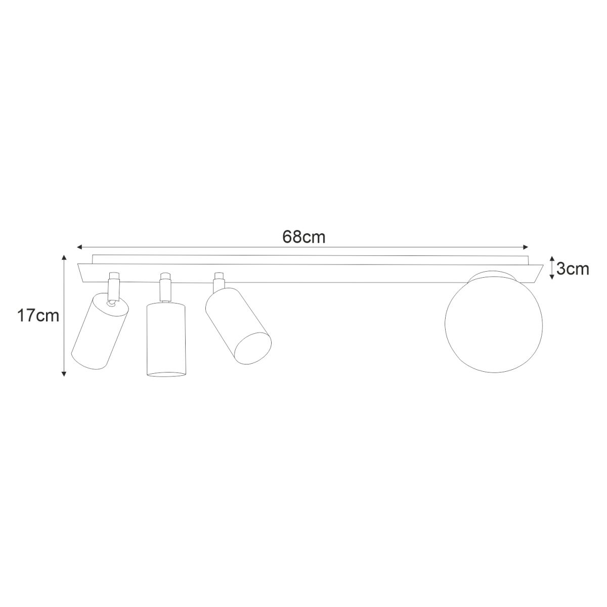 Griestu lampa K-4136 - ALBIO - Image 6