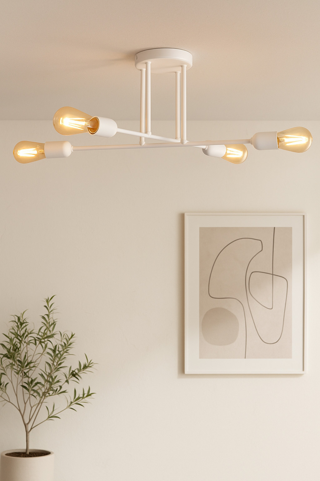 Griestu lampa K-4392 - SITYA WHITE