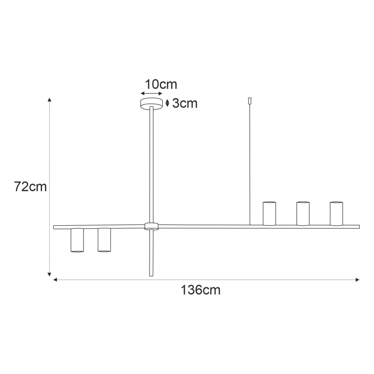Griestu lampa K-4755 - ROCCO - Image 4