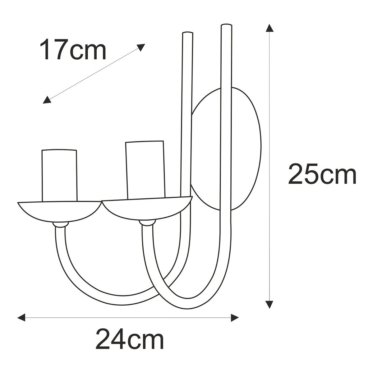 Sienas lampa K-4973 - HARIS