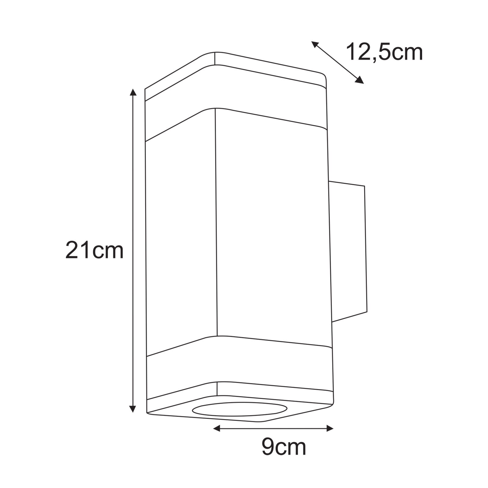 Sienas lampa K-8207 - TAMIZA
