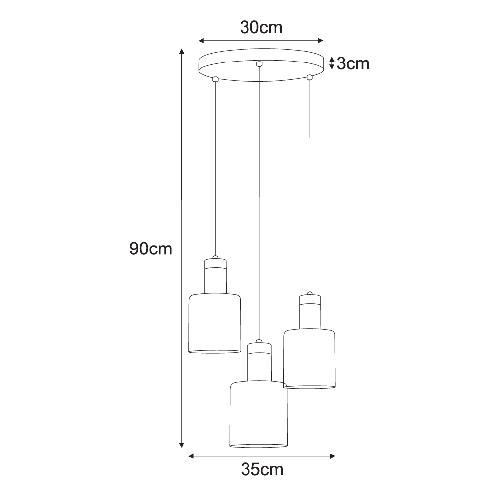 Piekaramā lampa K-5257 - ALTO - Image 5