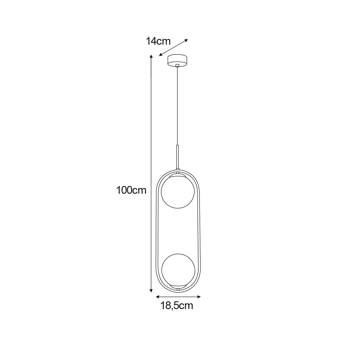Pendant lamp K-5301 - MALTA - Image 6