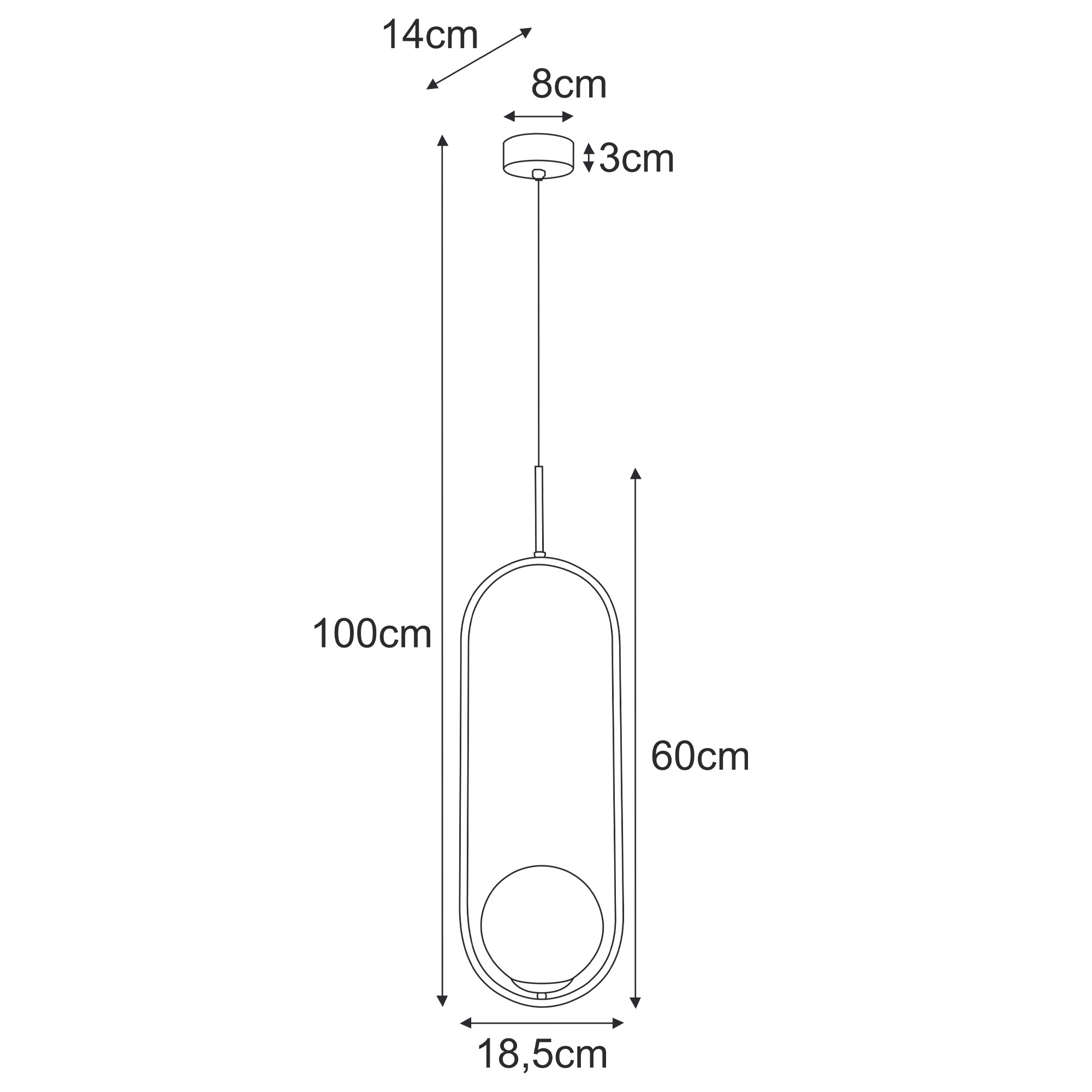 Pendant lamp K-5396 - SVEN - Image 5