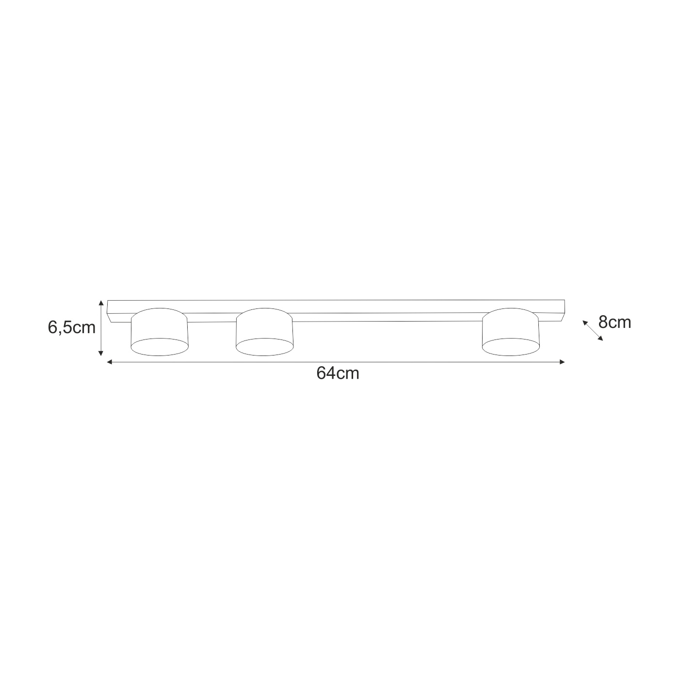 Griestu lampa K-5531 - CRUZ