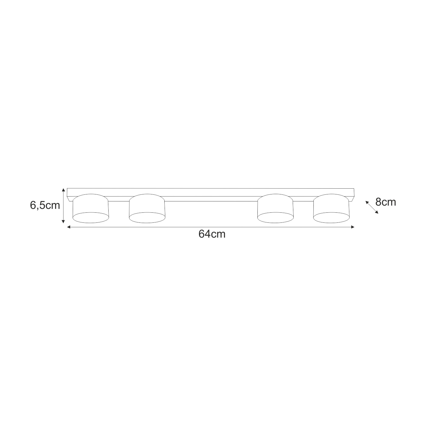 Griestu lampa K-5532 - CRUZ