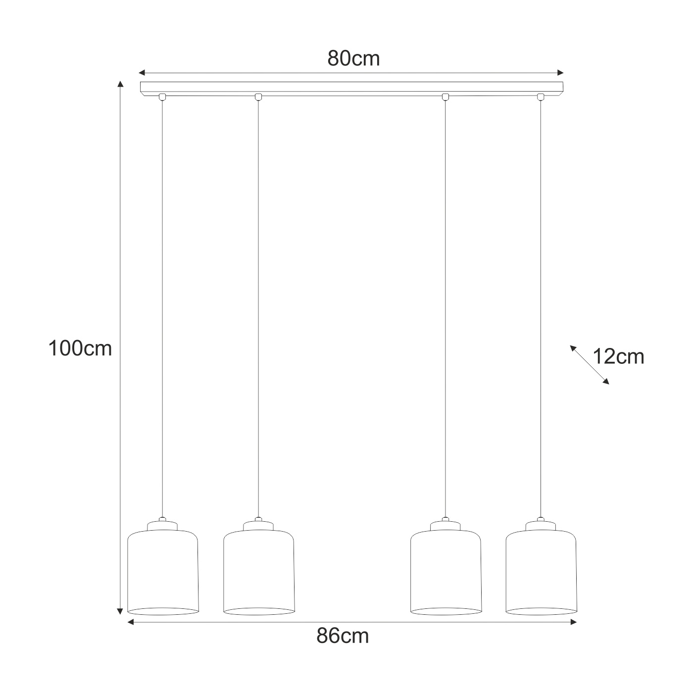 Pendant lamp K-5571 - SORO