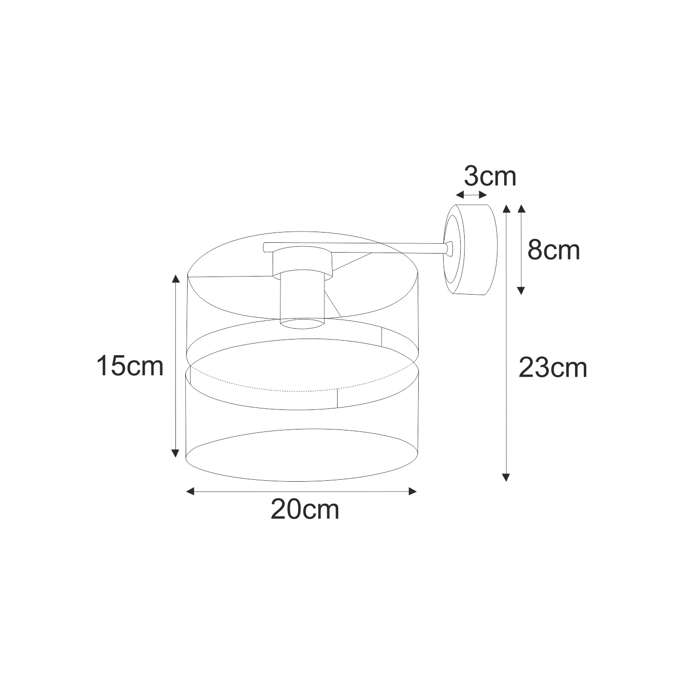 Sienas lampa K-5504 - MALAVI
