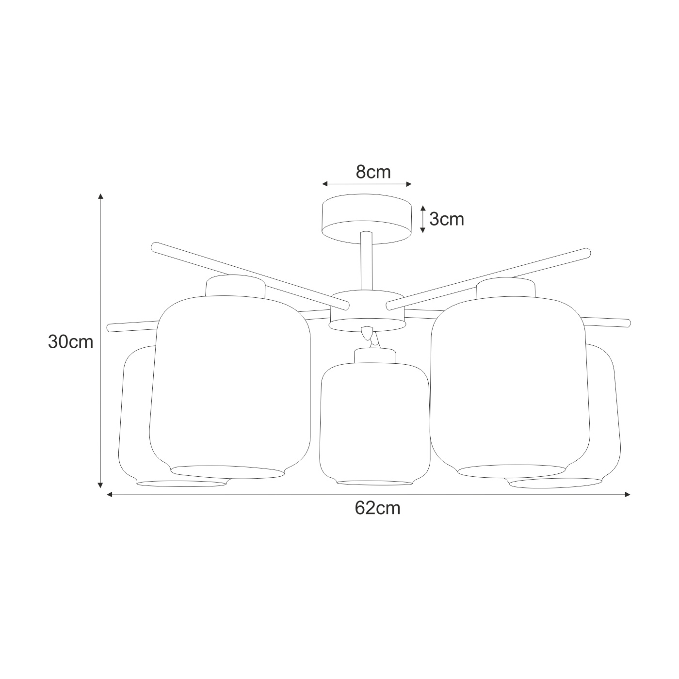 Griestu lampa K-5512 - IGA