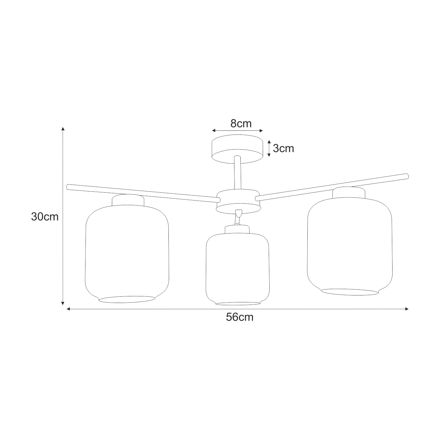 Griestu lampa K-5516 - PIEGA