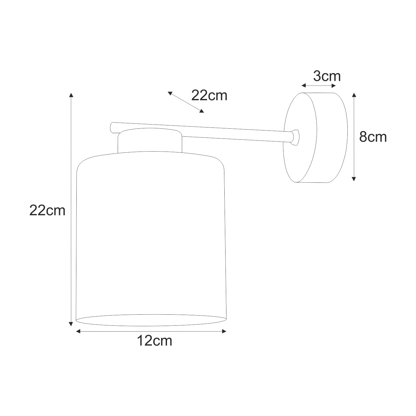 Wall lamp K-5523 - AURELIA