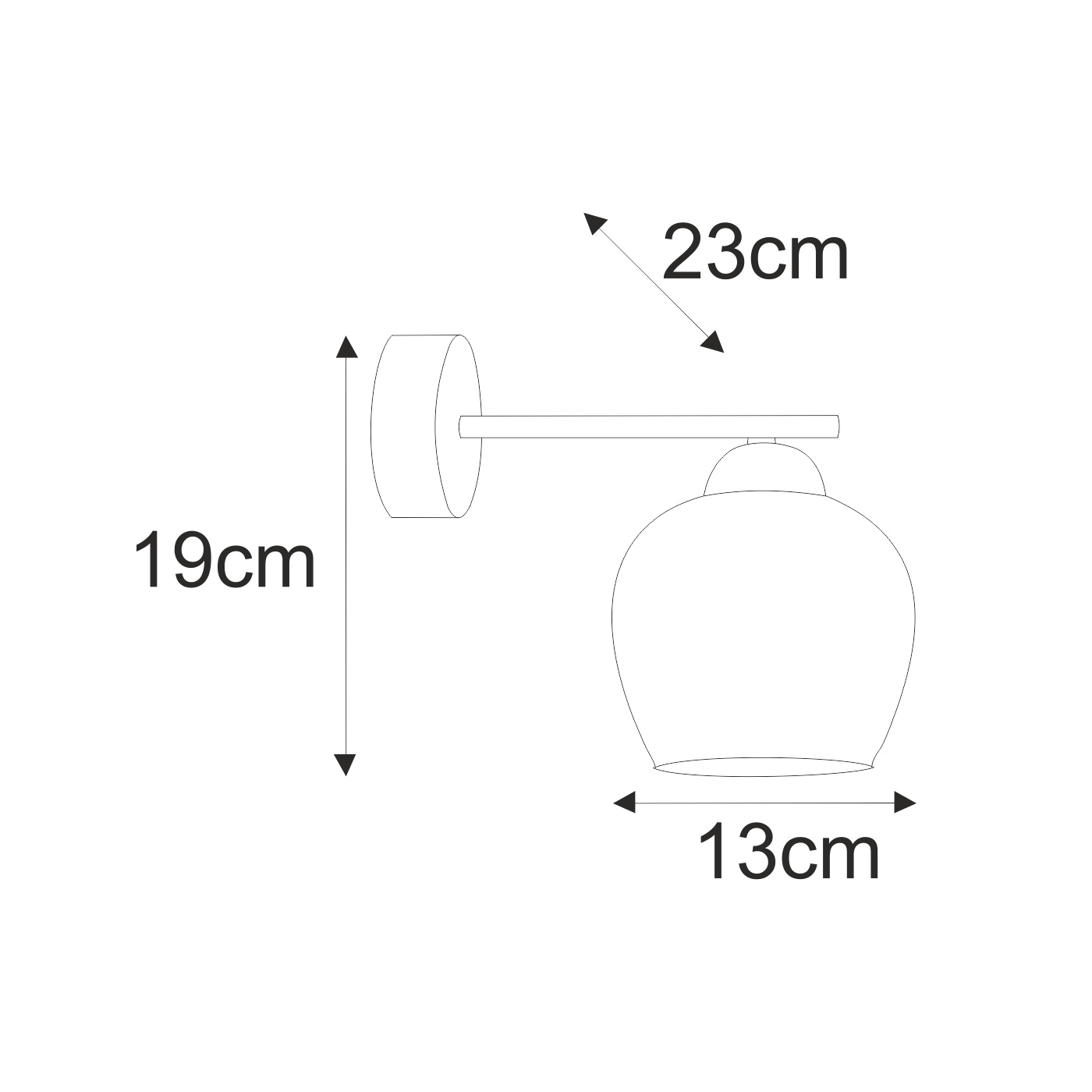 Wall lamp K-5603 - ABRO