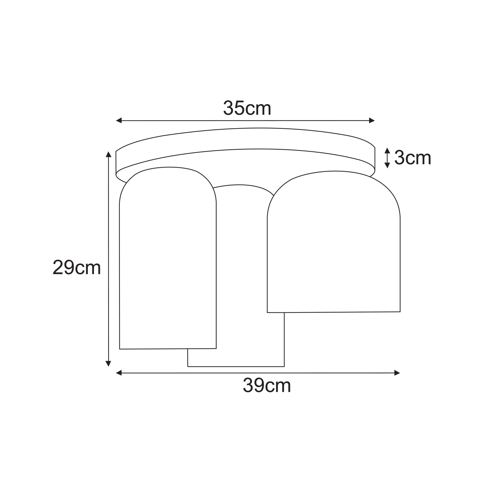 Griestu lampa K-5635 - INGA