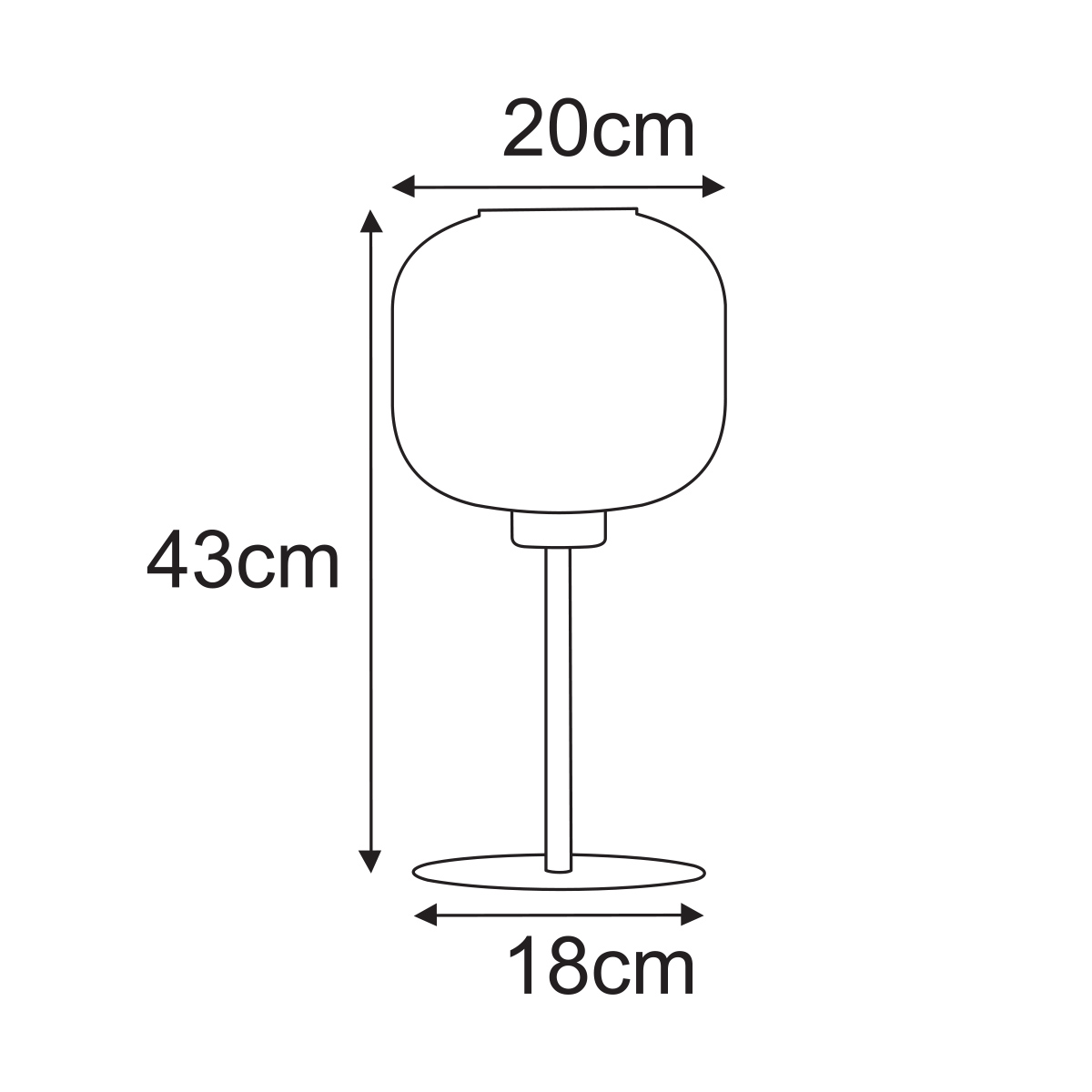 Galda lampa K-5666 - CAMPO