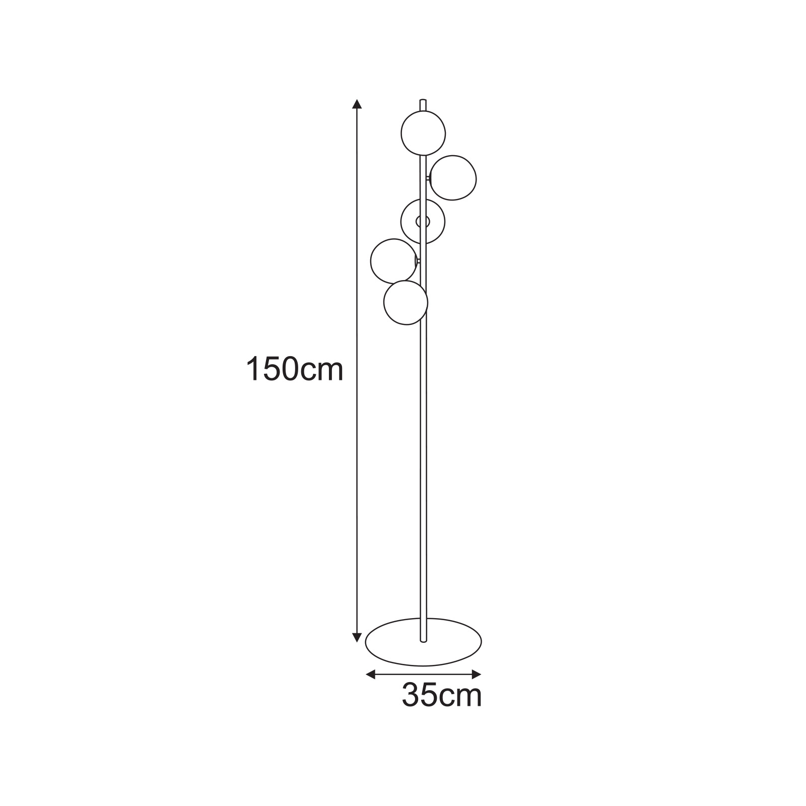 Stāvlampa K-5705 - MONZA