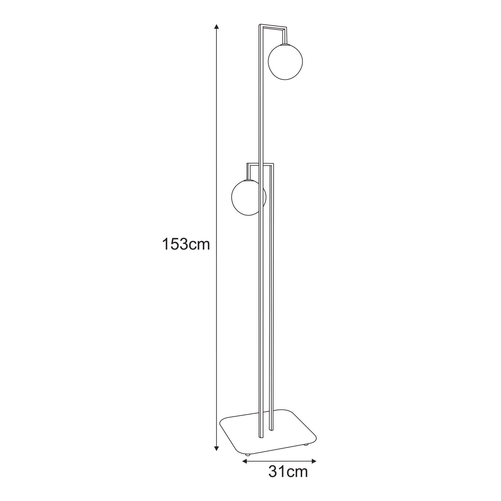 Stāvlampa K-5774 - TORES