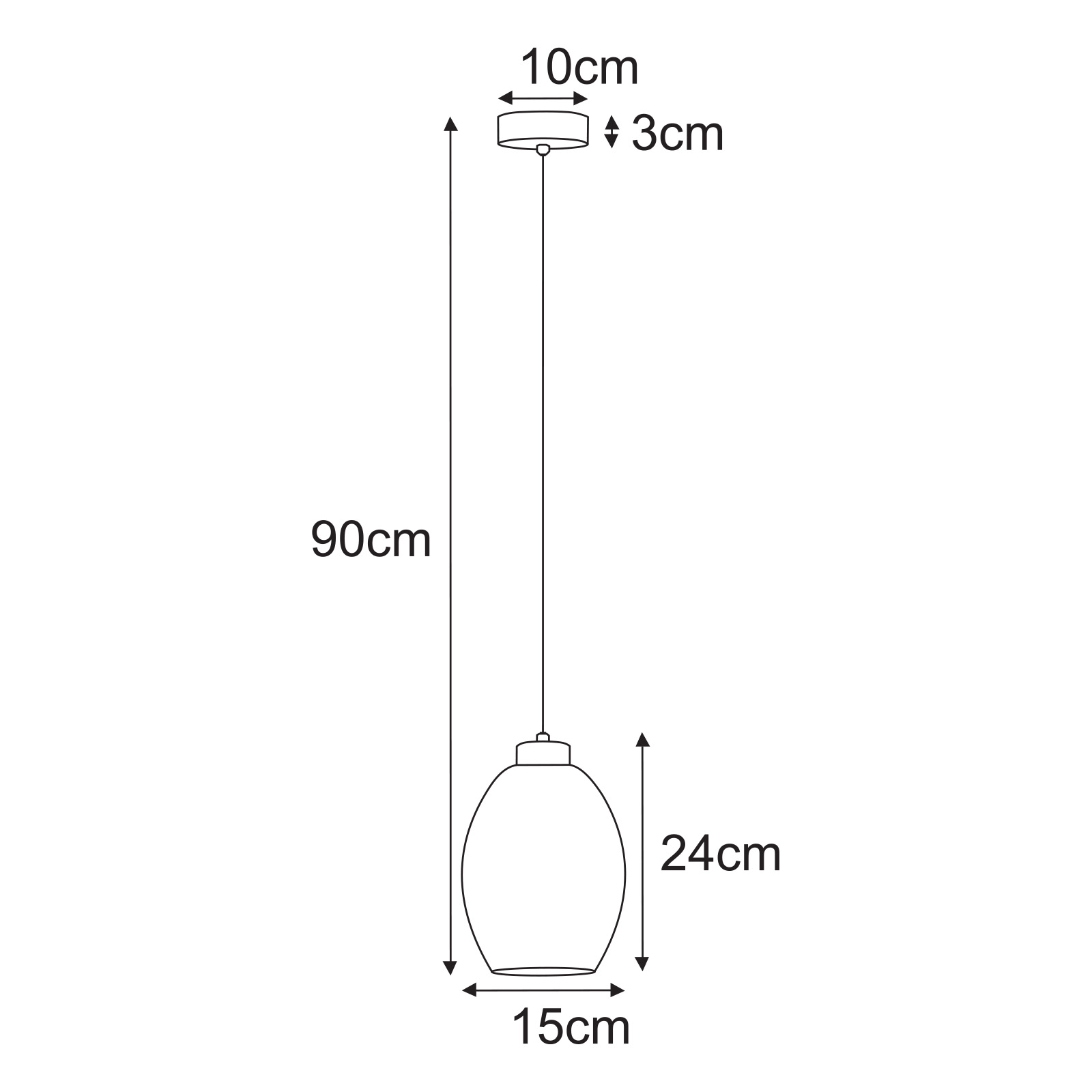 Pendant lamp K-5720 - BALBO - Image 4