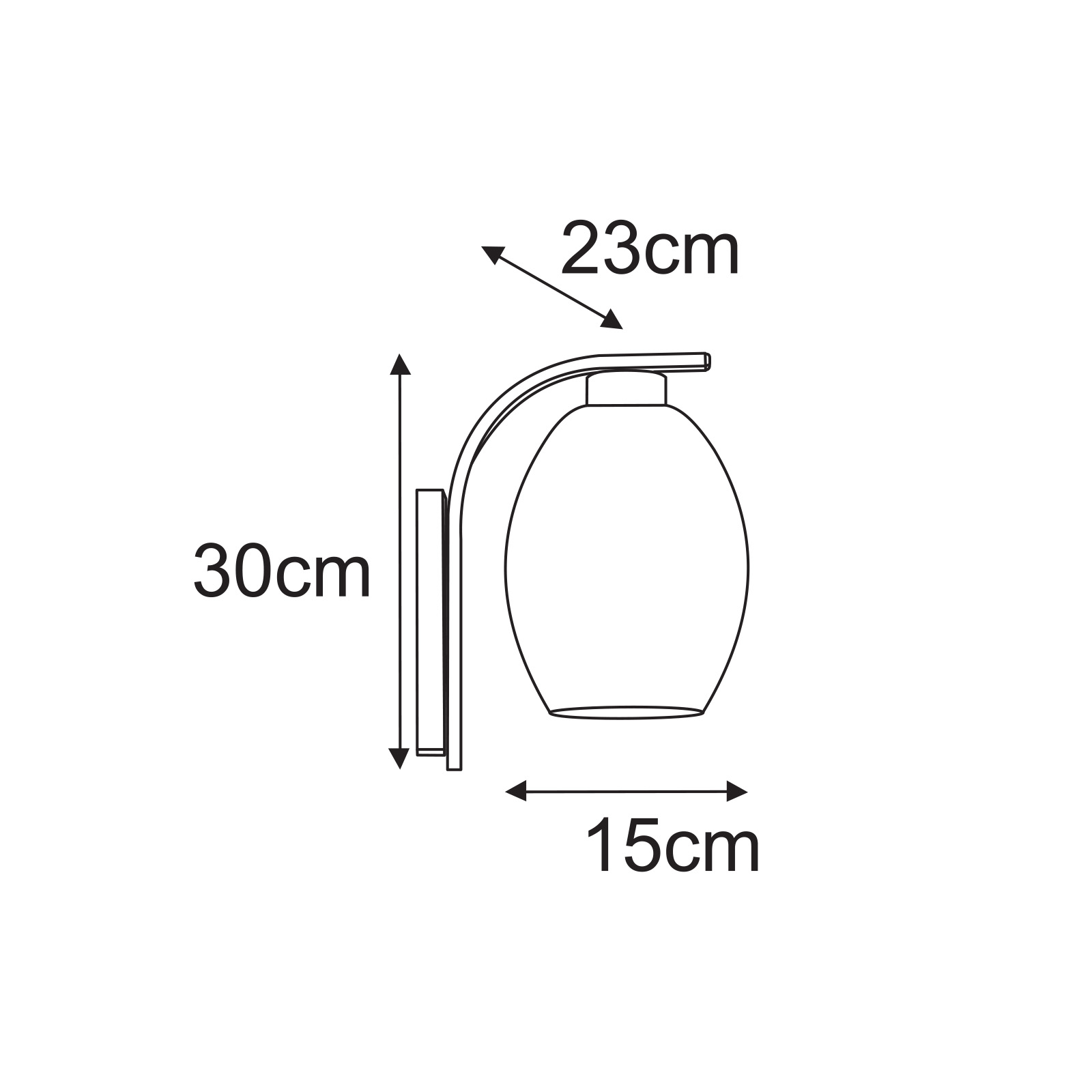 Wall lamp K-5723 - BALBO