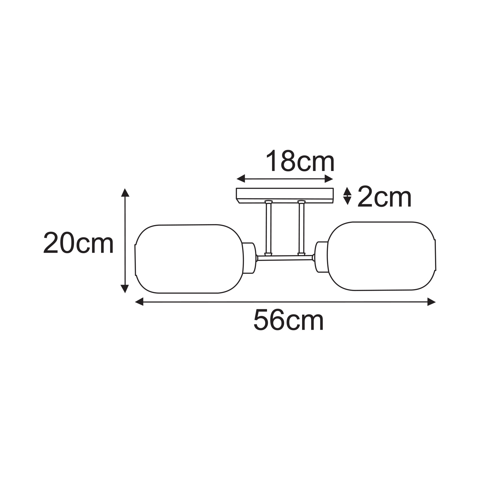 Griestu lampa K-5733 - VILAR - Image 3