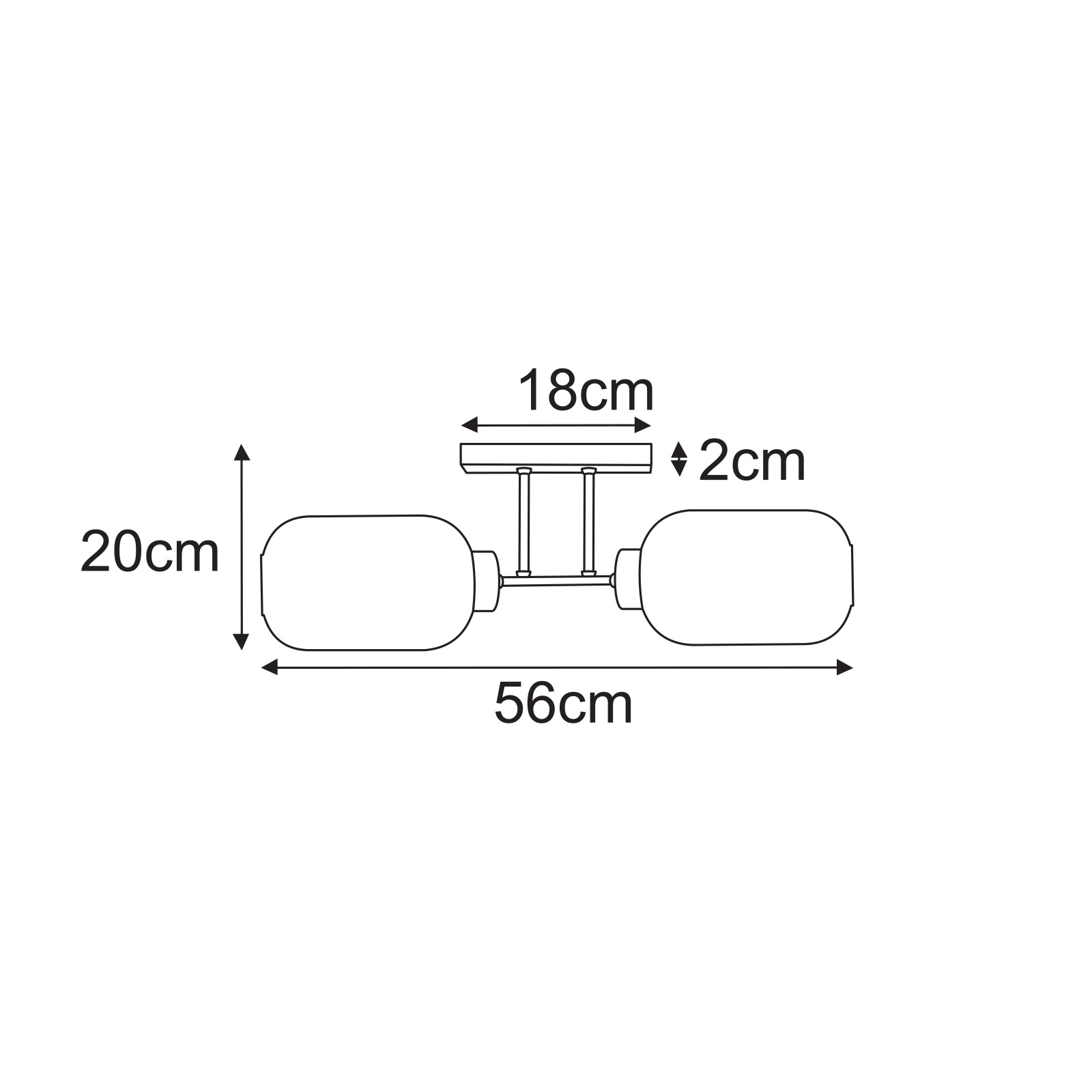 Griestu lampa K-5743 - FADIGA