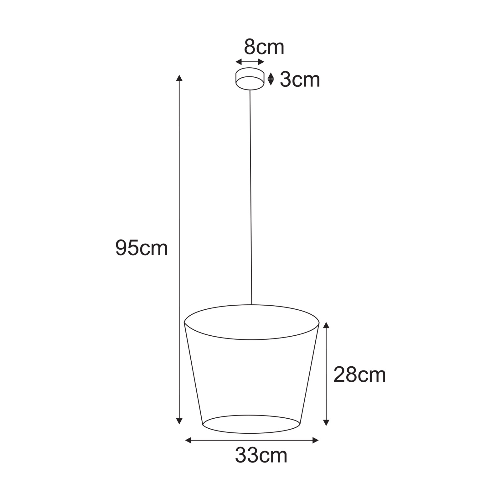 Piekaramā lampa K-5815 - LIVIA