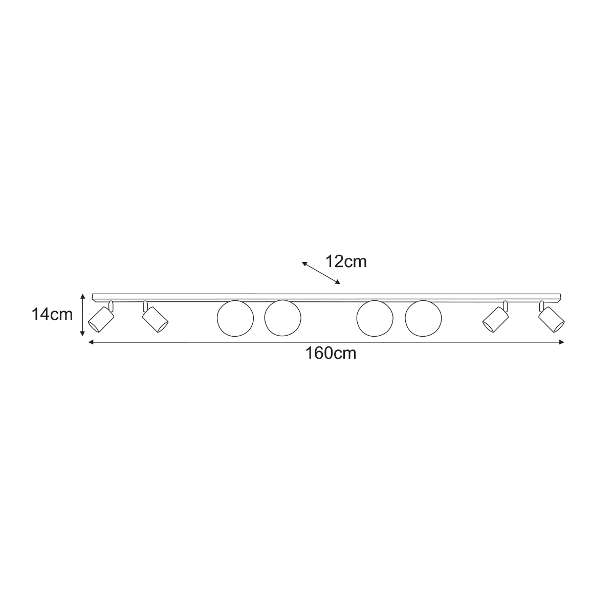 Griestu lampa K-5833 - ASPA