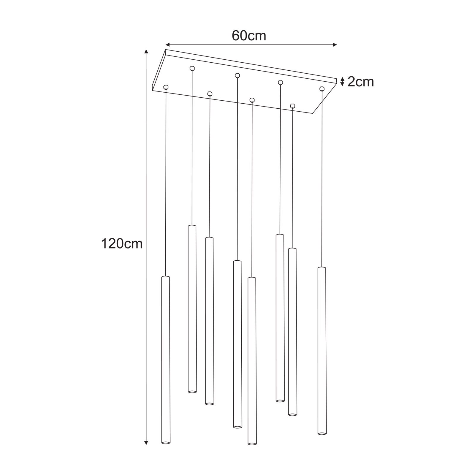 Piekaramā lampa K-5837 - SUNO
