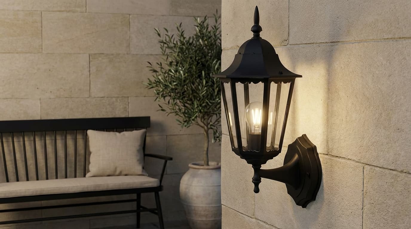Sienas lampa K-5006A UP CZARNY - LOZANA