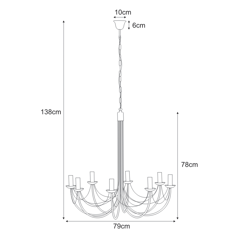 Piekaramā lampa K-3521 - PERSEO