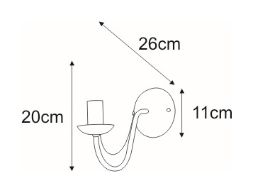 Sienas lampa K-3993 - BARTEZ