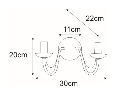 Sienas lampa K-3994 - BARTEZ
