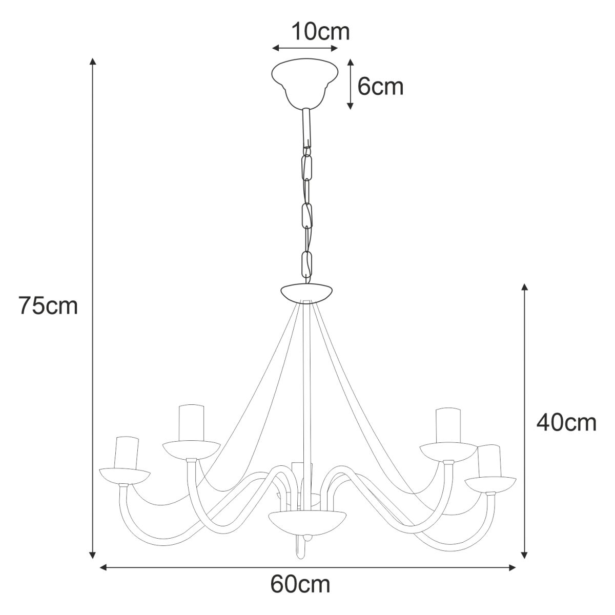 Piekaramā lampa K-3996 - BARTEZ II