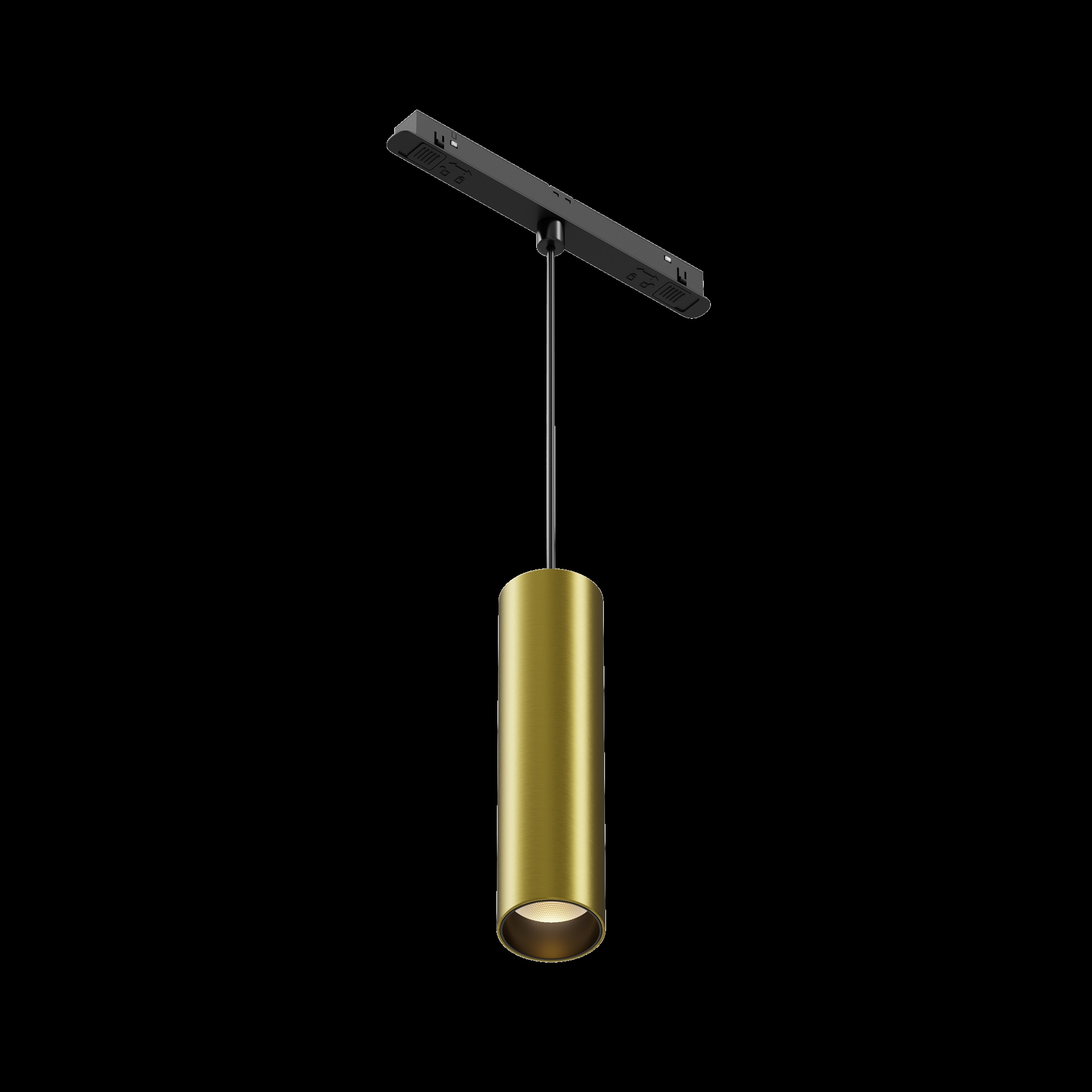 Sliežu piekaramā lampa TR041-4-12W3K-M-DS-BBS - Focus LED