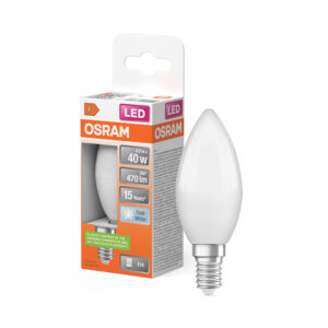 LED spuldze Ledvance STAR CL B FR 40 non-dim 4,9W/840 E14, 4000K
