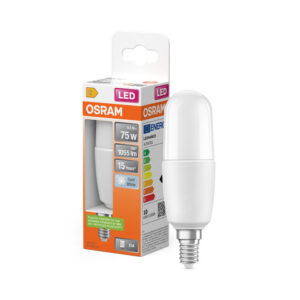 LED spuldze Ledvance LED STAR CL STICK FR 75 non-dim 9,5W/840 E14, 4000K