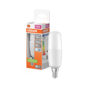 LED spuldze Ledvance LED STAR CL STICK FR 60 non-dim 8,5W/840 E14, 4000K