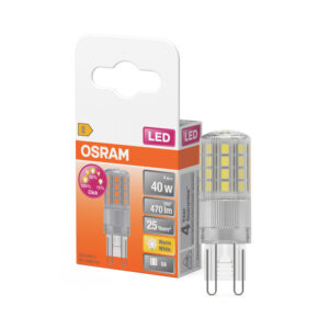 LED spuldze Ledvance STAR+ PIN CL 40 non-dim 4W/827 G9, 2700K