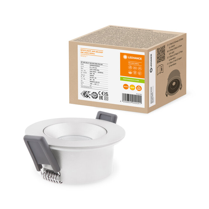 Spotlampa Ledvance Spot Air LED adjust 4W/3000K WT