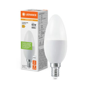 Profesionālā spuldze Ledvance Superior CLASSIC B 60 FR non-dim 7,3W/840 E14, 4000K