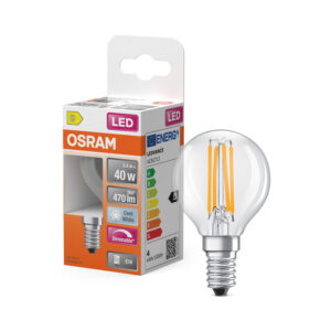 LED spuldze Ledvance SUPERSTAR CL P FIL 40 dim 3,4W/840 E14, 4000KK