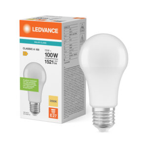 LED spuldze Ledvance Performance CLASSIC A 100 FR non-dim 13W/830 E27, 3000K