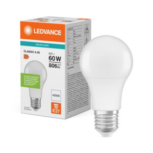 LED spuldze Ledvance Performance CLASSIC A 60 FR non-dim 8W/840 E27, 4000K