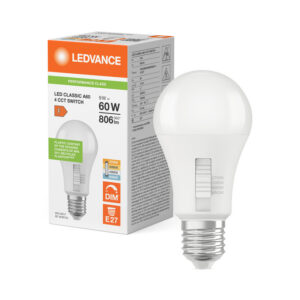 LED spuldze Ledvance Performance CLASSIC A FR 60 dim 8,8W CCT E27, 2700/3000/4000/6500KK