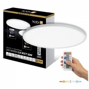 Ceiling lamp Kobi NIVERA CIRCLE 32 W Adjustable (CCT) IP54 white | WATTpro