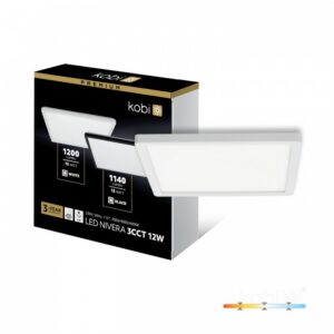 Ceiling lamp Kobi NIVERA SQUARE 12 W Adjustable (CCT) IP54 white | WATTpro